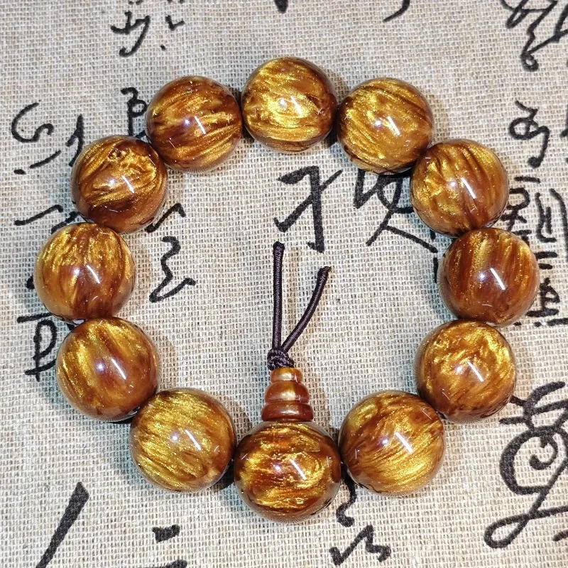 Роскошный браслет из бисера ивы Jinhai смолы и тыквы в этническом стиле амулет удачи