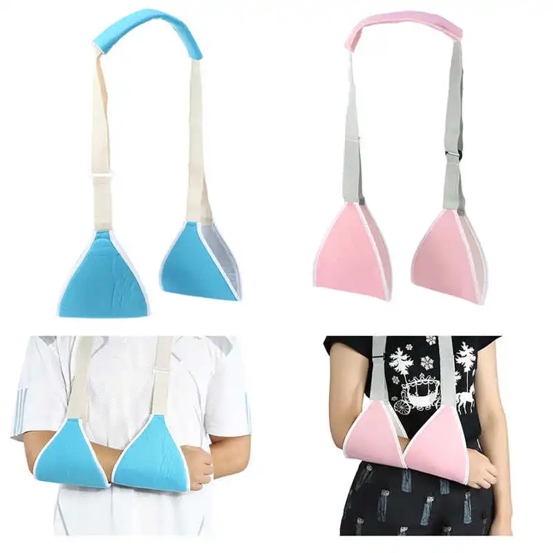 2Colors Adjustable Arm Sling Shoulder Contusion Strain Dislocation Support Wrist Fracture Forearm Surgery Recover |
