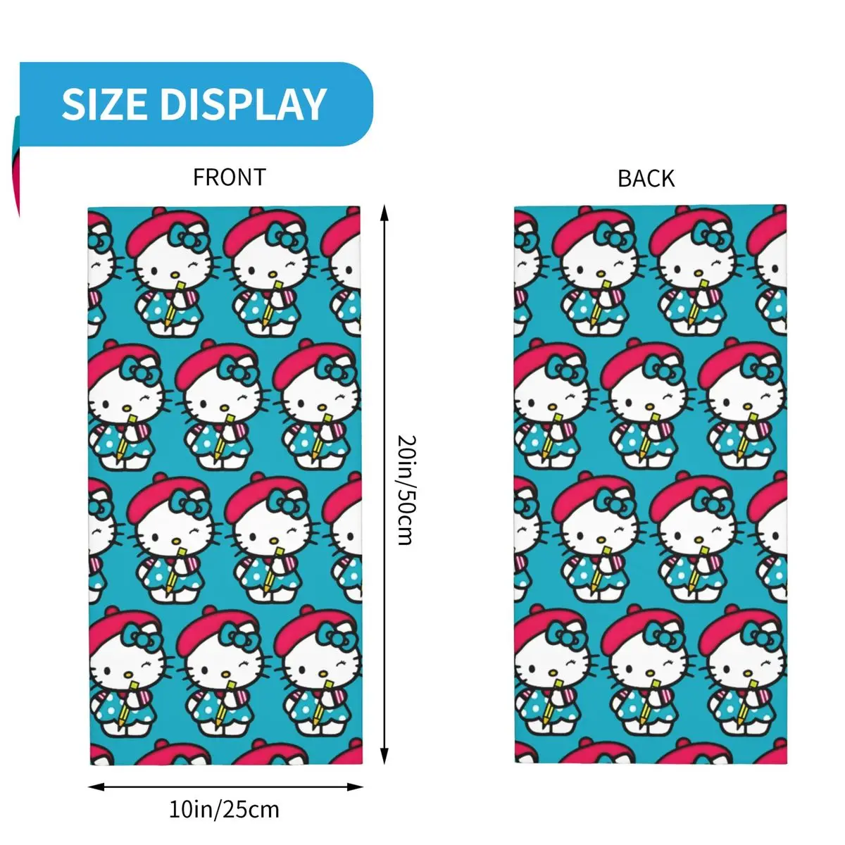 Спортивная Балаклава на открытом воздухе Hello Kitty велосипедная маска дышащая