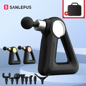 SANLEPUS Massage Gun LCD Display 32 Levels Electric Massager Deep Tissue Muscle Percussion Neck Body in Pakistan