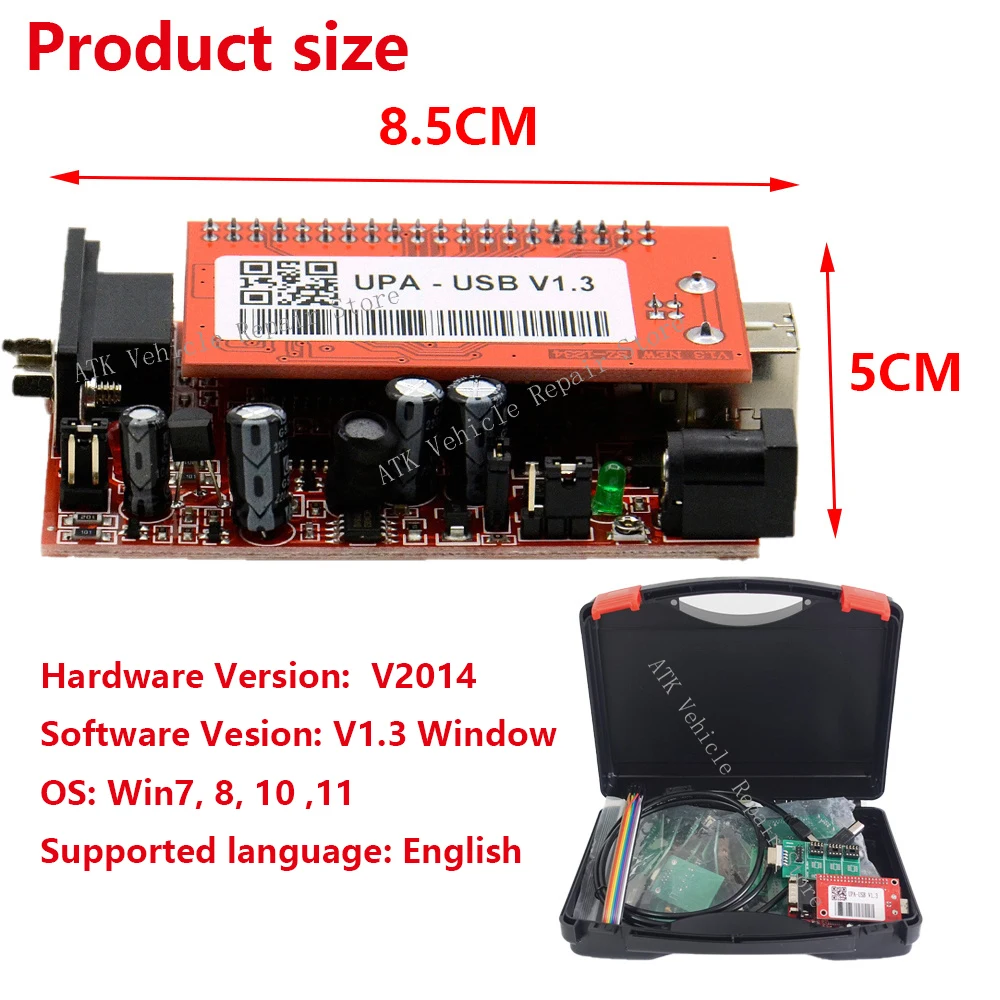 UUSP UPA USB 1.3 EEPROM Адаптер Программатор Диагностический инструмент UPA-USB ECU Чип V1.3