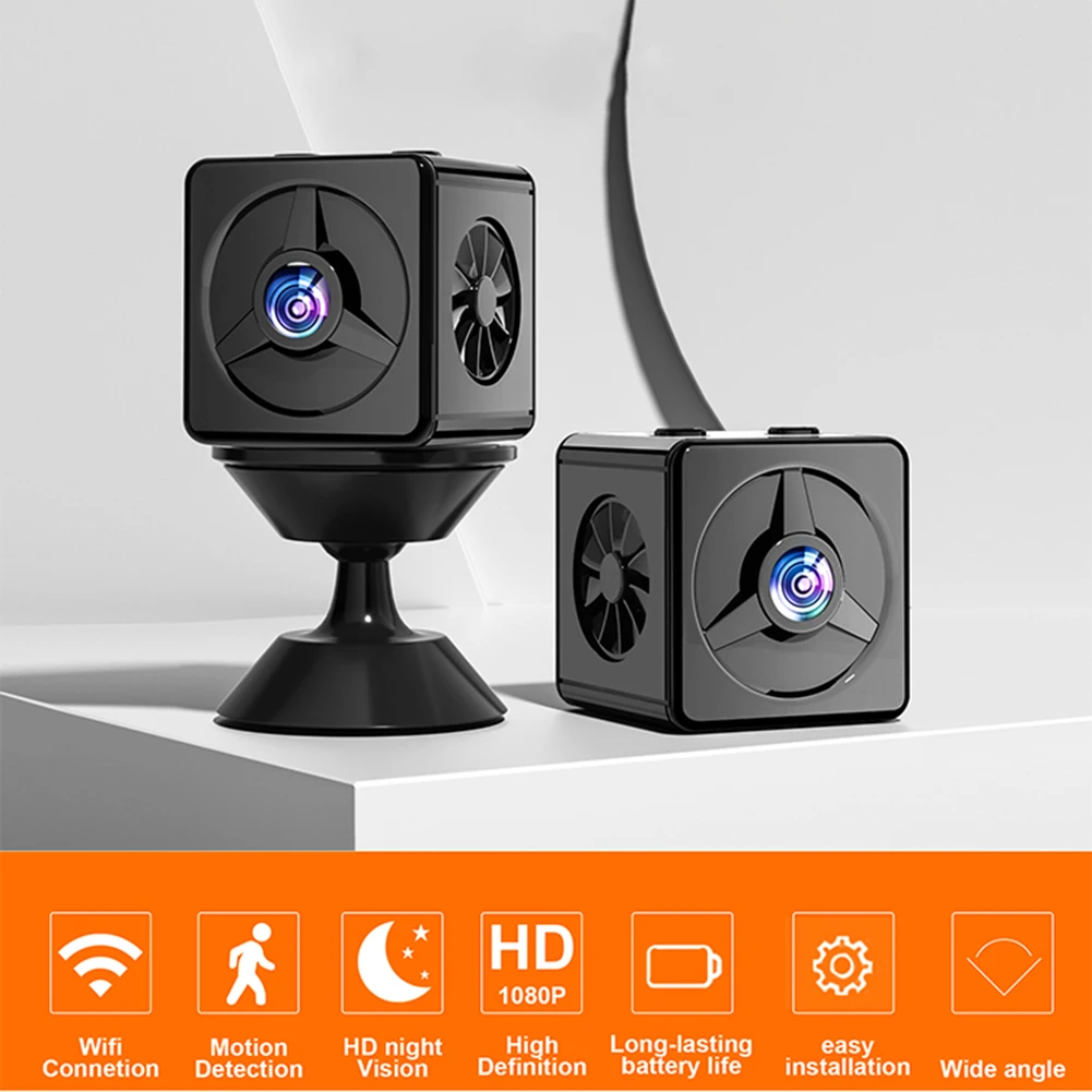 

WiFi Surveillance Camera IR Night Vision 1MP HD Security Camera Motion Detection Mobile Phone Remote Control Pet Baby Monitoring