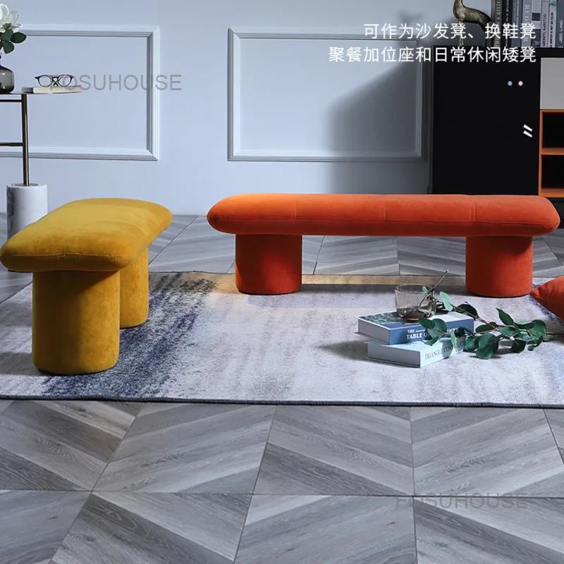 Скандинавский дизайн скамейка креативная гостиная обувные Сменные стулья