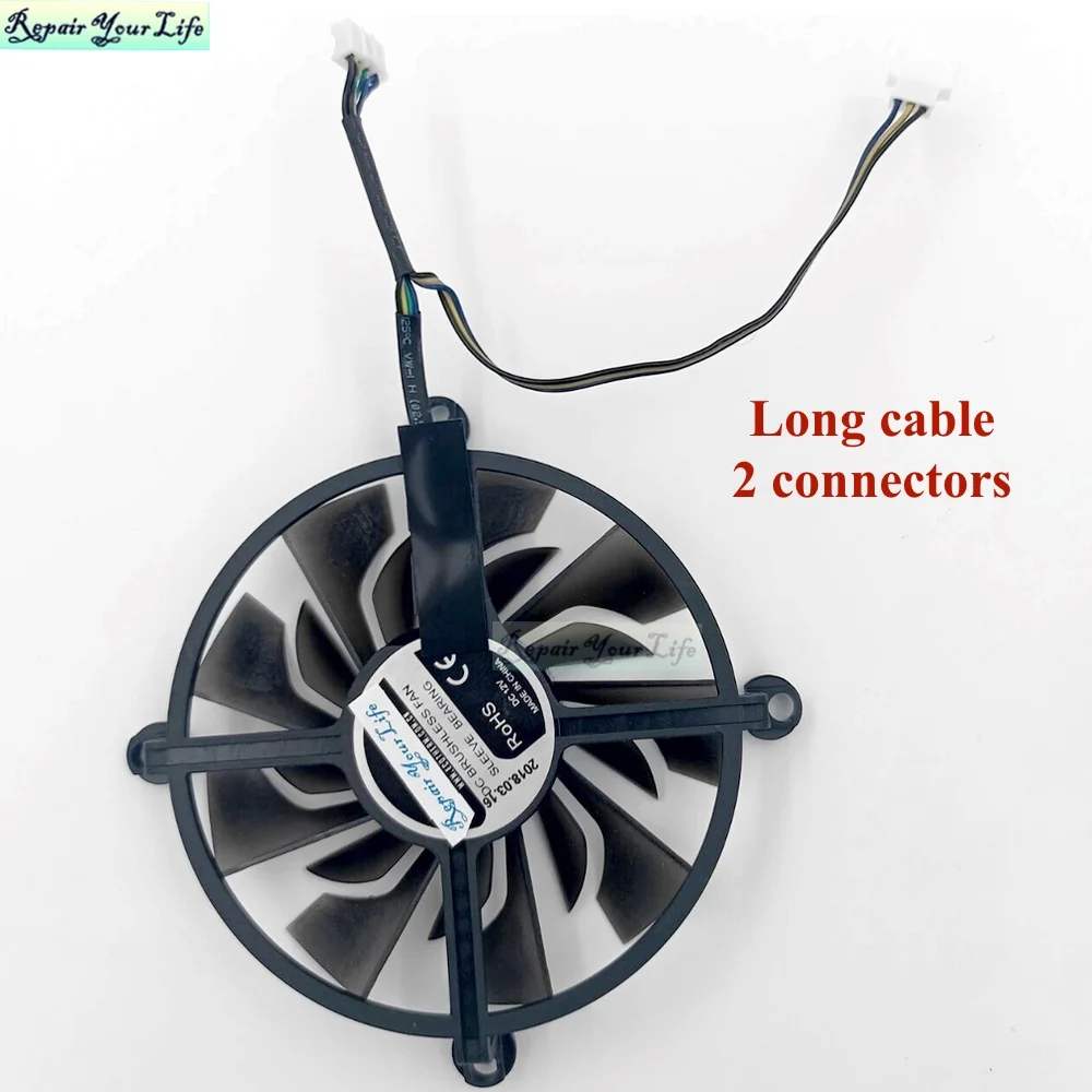 Кулер для графической карты компьютера 86 мм Охлаждающие вентиляторы