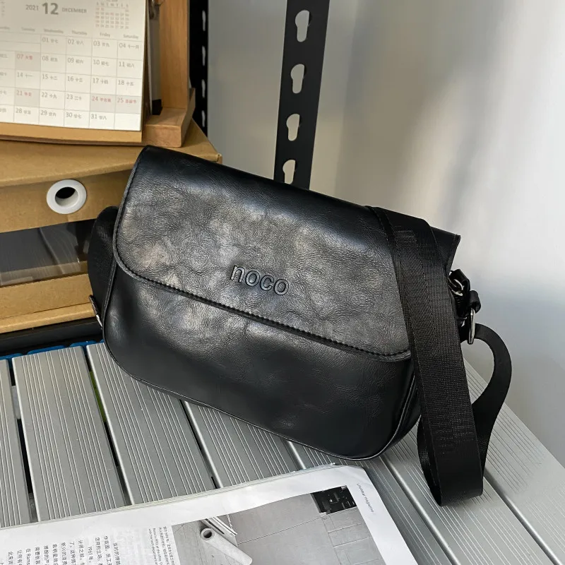 

Black Vintage Female Shoulder Bag Quality Soft Leather Crossbody Bag Small Flap Handbags Women's Brand Design Messenger Bag Sac