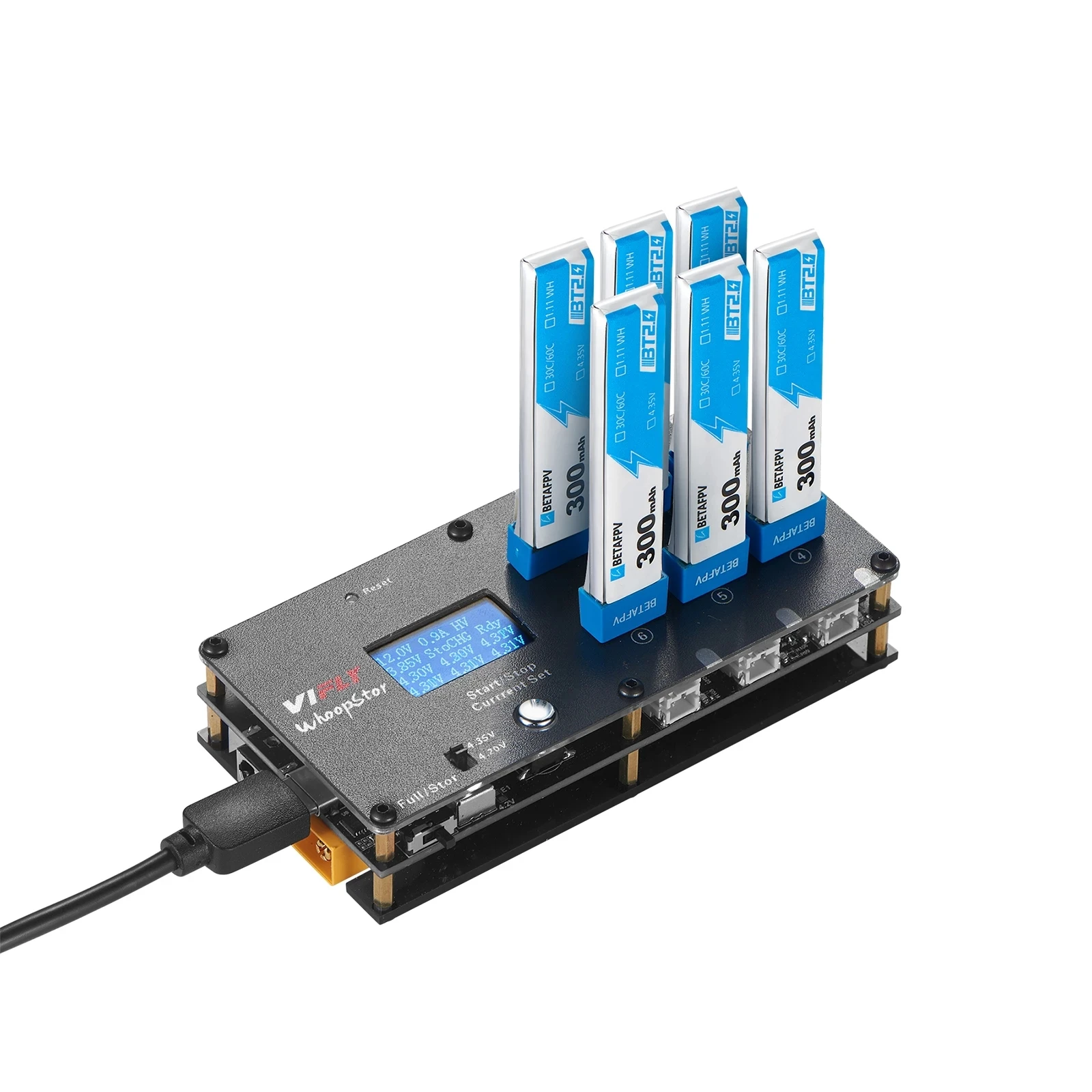 

VIFLY WhoopStor 6 Ports 1S Whoop Battery Storage Charger and Discharger
