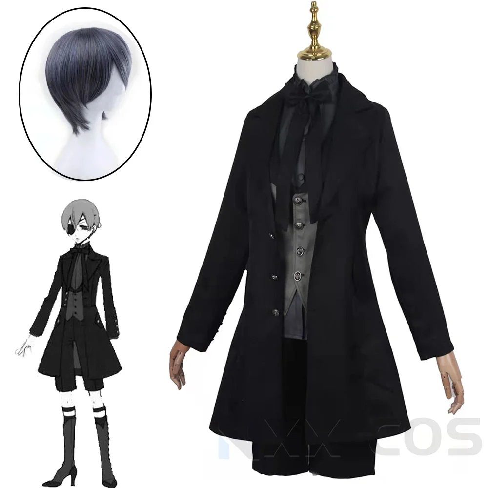

Костюм для косплея черного Батлера из аниме