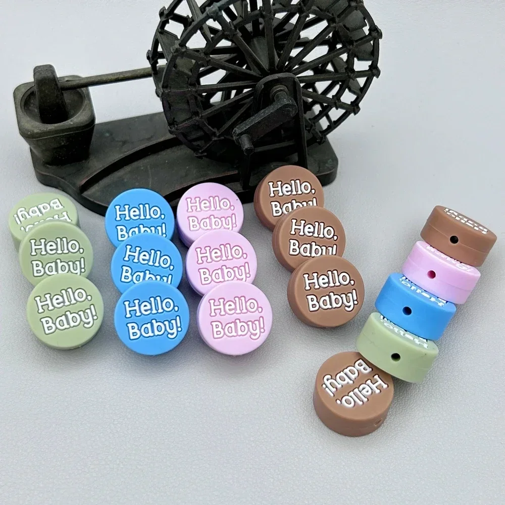 10 шт. силиконовые бусины для детей