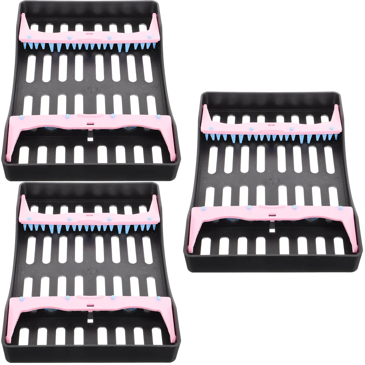 

Instrument Box Multiple Grid Burs Holder Devices Stands Organizer Holders Storage Container