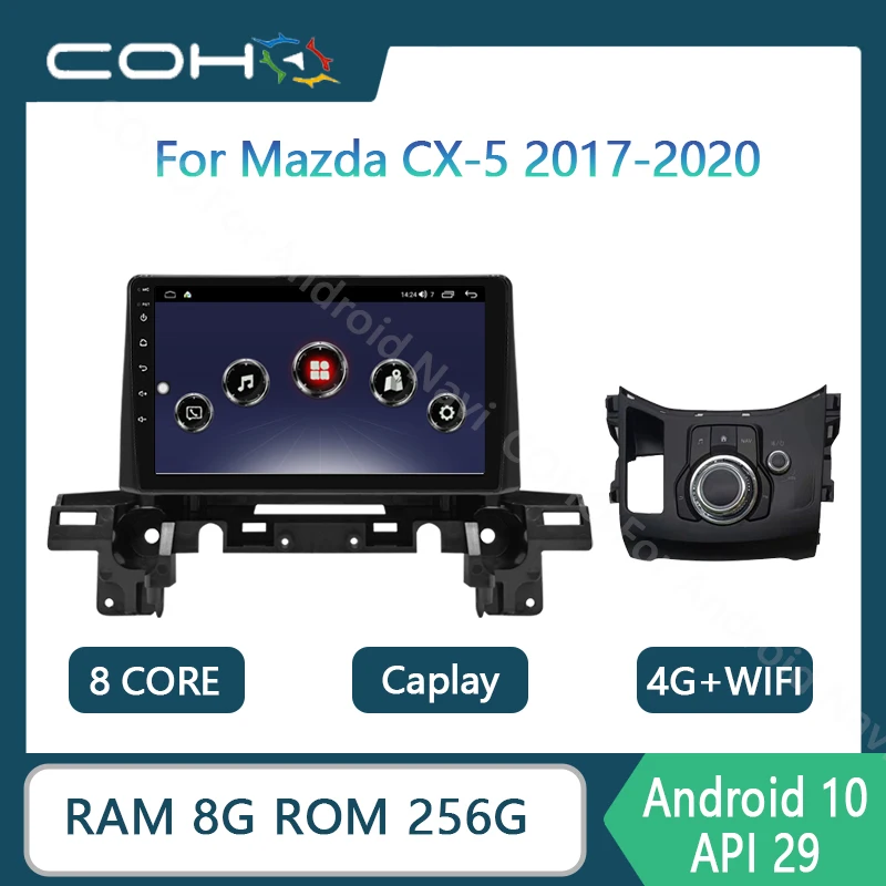 

Для Mazda CX-5 2017-2020 1280*720 разрешение Octa-core 8 + 256 автомобильная навигация CarPlay автомобильное радио мультимедийный видеоплеер GPS
