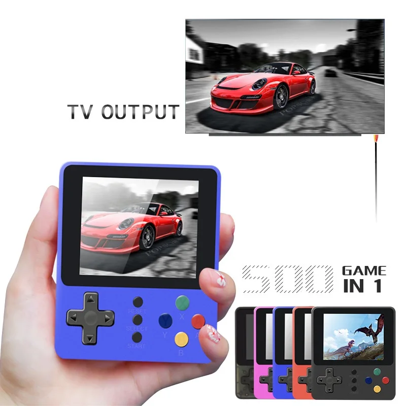 New Handheld Game Console Mini FC Retro Nostalgic Classic Game Console 500-in-1 Pair Game Handheld Gamepad Child Game Player