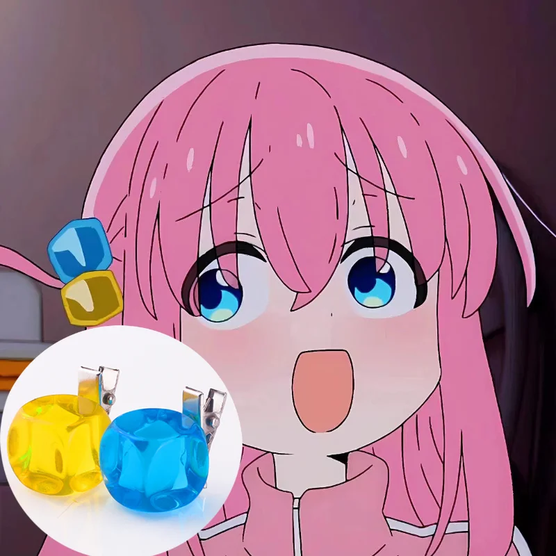 

Заколки для волос BOCCHI THE ROCK для девочек аниме Hitori готовая заколка для волос яркая Дамская заколка модная Милая искусственная кожа