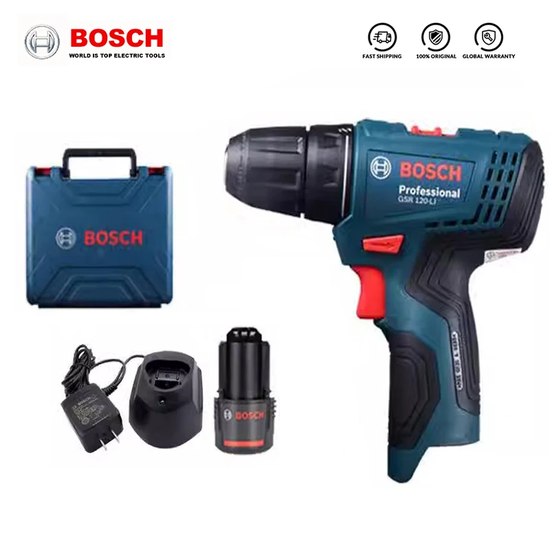 Электрическая отвертка Bosch GSR120, бесщеточный вращающийся электродрель, 20 уровней крутящего момента, 2 режима