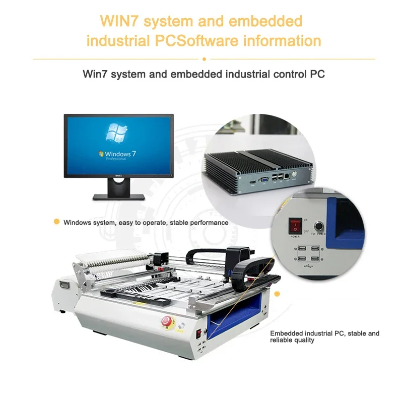 ZB3245T Автоматическая машина SMT с 2 головками высокоточная светодиодная микросхема