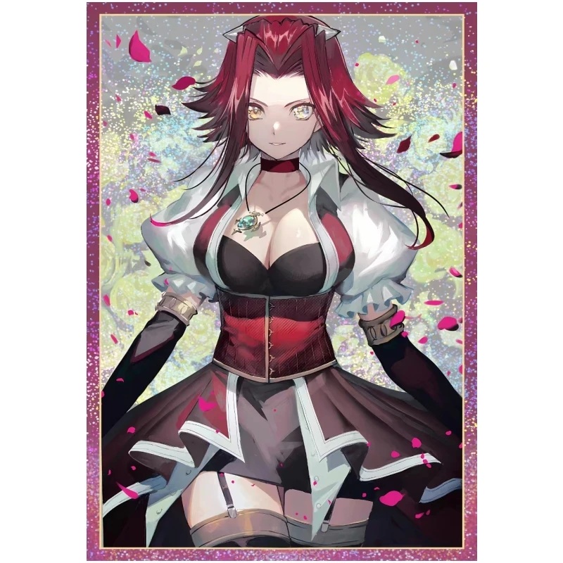 

Yu-Gi-Oh DIY Homemade Akiza Izinski Card Protective Flash Case Official Sleeve Size Game Collection Card Holder Gifts for Friend