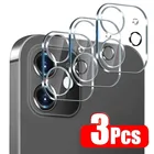 Закаленное стекло для камеры для iphone 11 12 13 Pro Max X XR XS MAX, защитная пленка для экрана iPhone 11 12 13 6 6S 7 8 Plus SE, стекло, 3 шт.