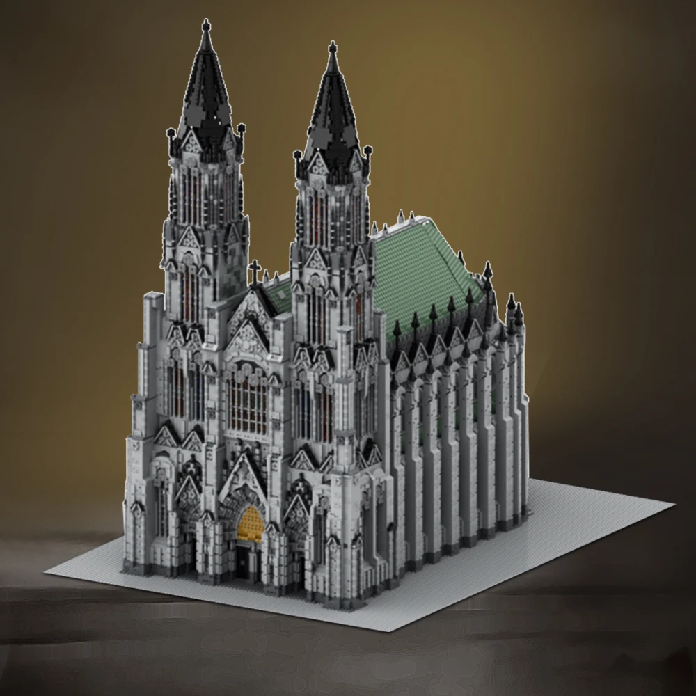 Moc Одеколонный собор Строительные блоки 29709 шт. DIY Модель Архитектурные наборы