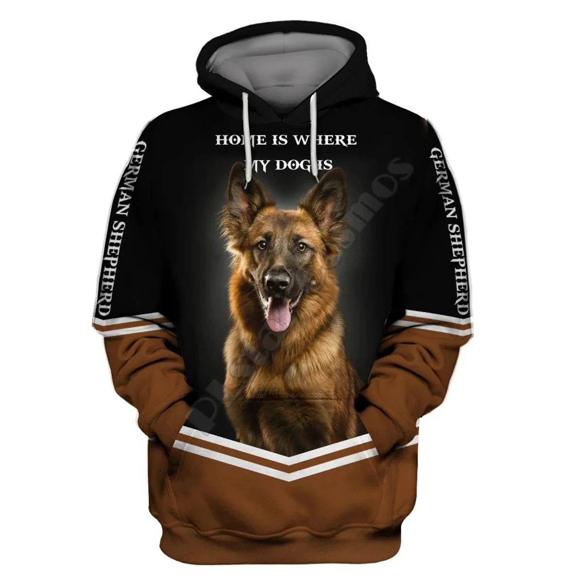 

Home Is Where My Dog Is German Shepherd hoodies 3D Printed Zipper Hoodies/Sweatshirts women for men cosplay costumes 04
