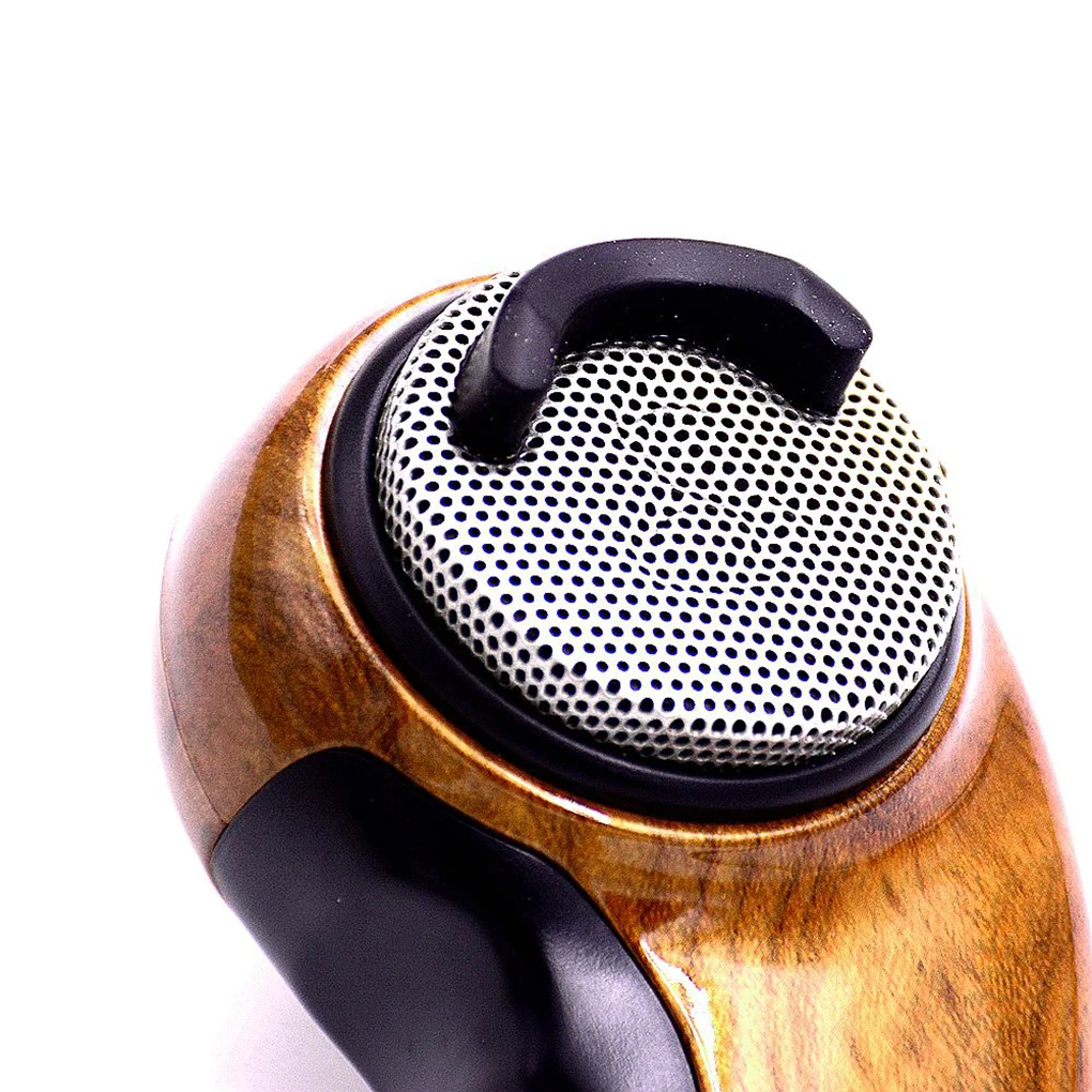 

HG-M84W 4Pin Ham Mic Wood Grain Noise Canceling Shoulder Microphone Replacement for Cobra Radio Walkie Talkie
