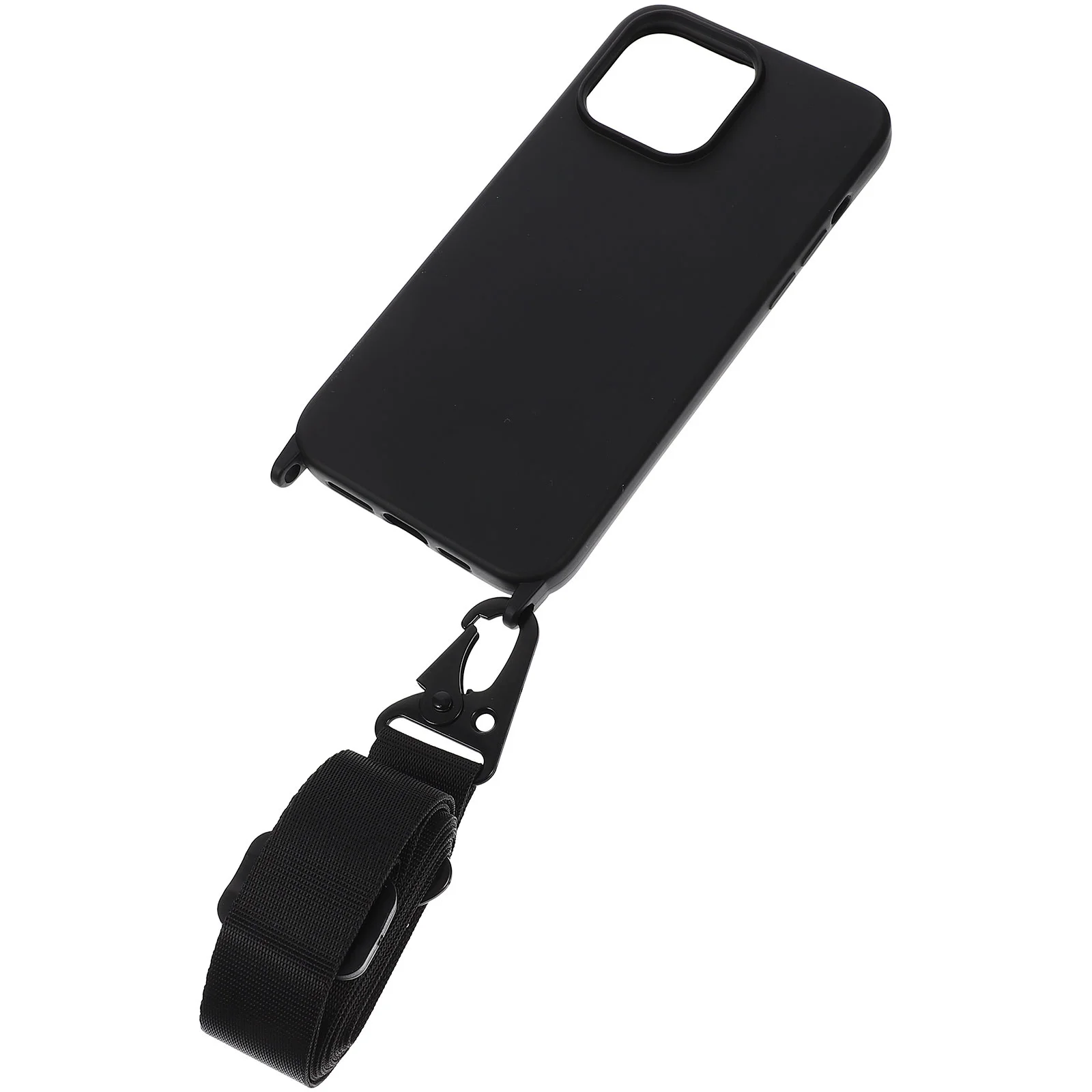 

Case Cover Protector Cell Anti Fall Mobilewith Lanyard Crossbody Covers Shockproof Decorative Rubber Lining Slim Microfiber