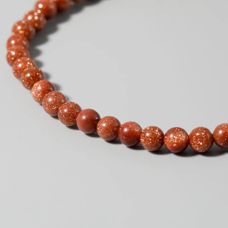 OAIITE 4 мм браслет из песчаного камня мини энергия Природный камень Йога для