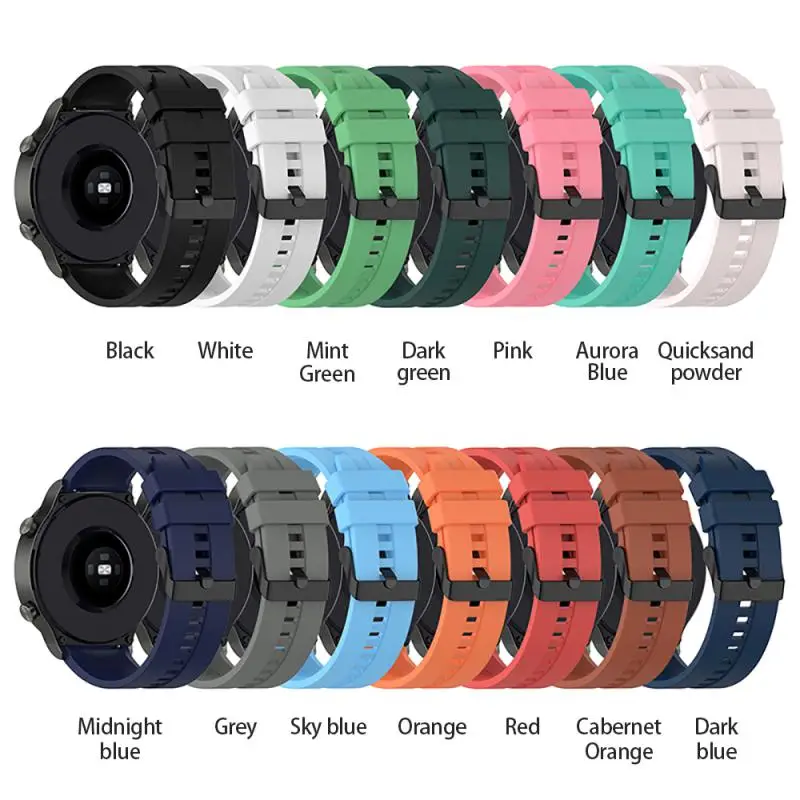 

Умные аксессуары ремешки унисекс для часов Huawei Watch Gt2 силиконовый ремешок водонепроницаемый сменный ремешок с защитой от пота