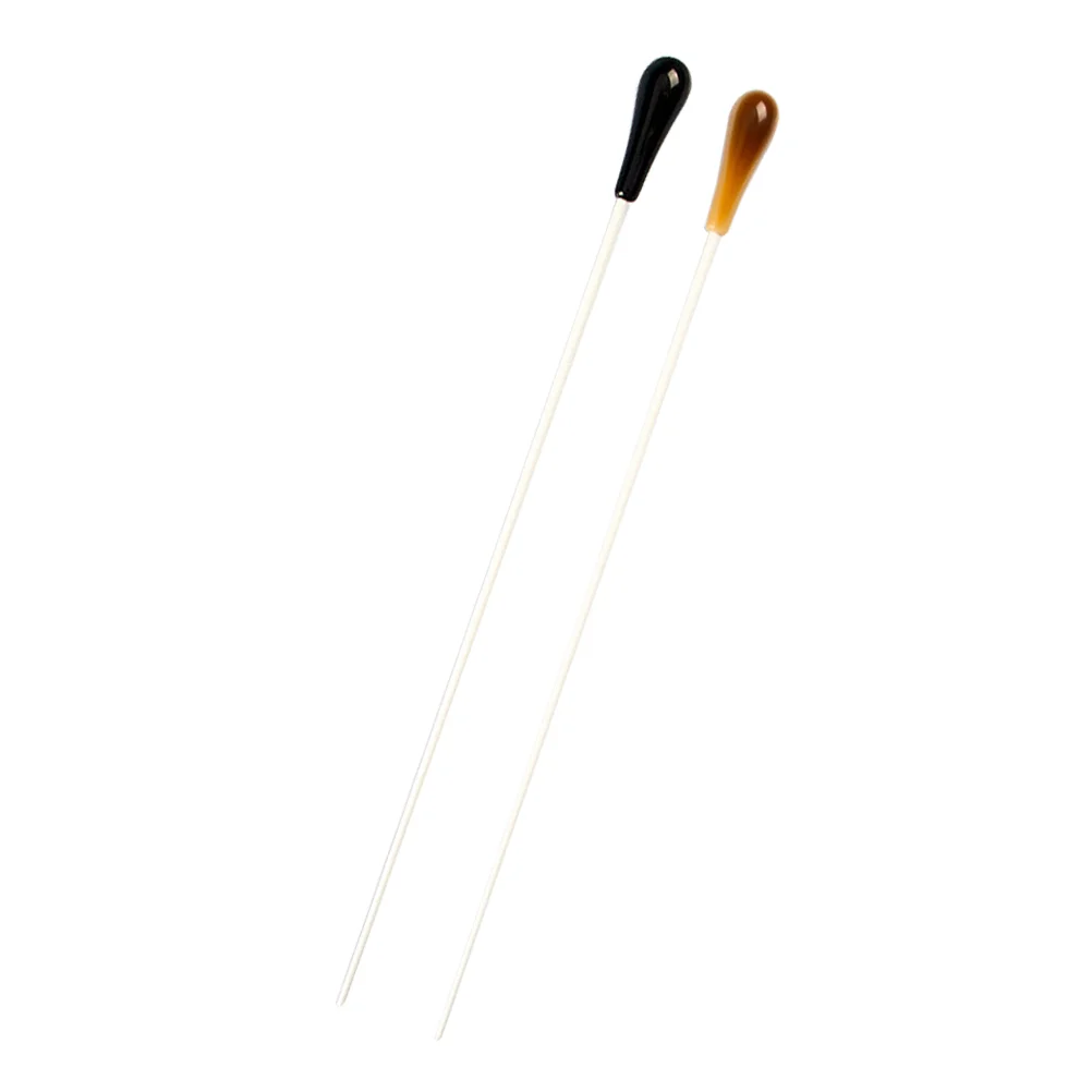 

2pcs Useful Senior Marching Band Conducting Tools Durable Resin Batons