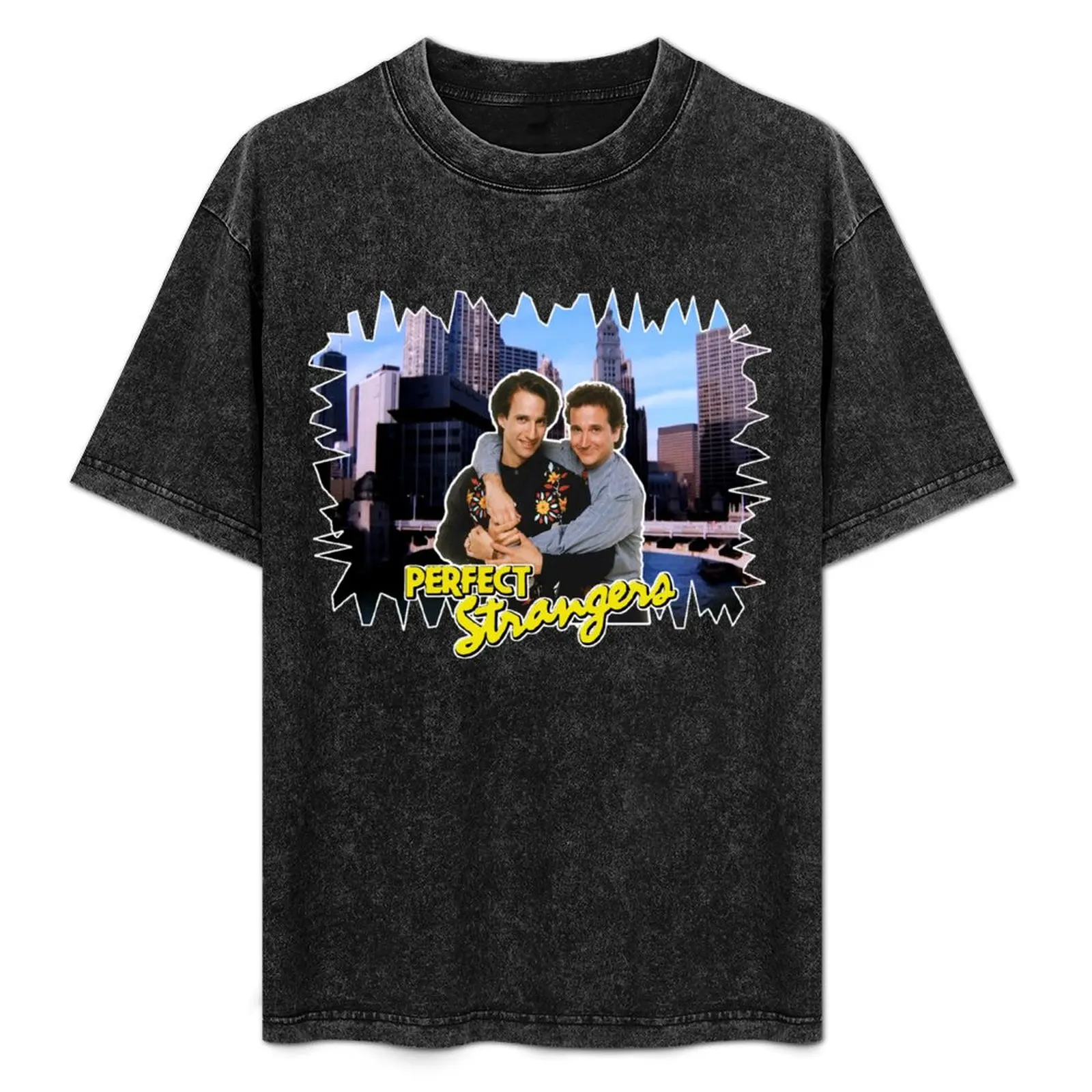 Футболка Perfect Strangers Larry Balki в стиле ретро футболка Chicago skyline Tribute с графическим