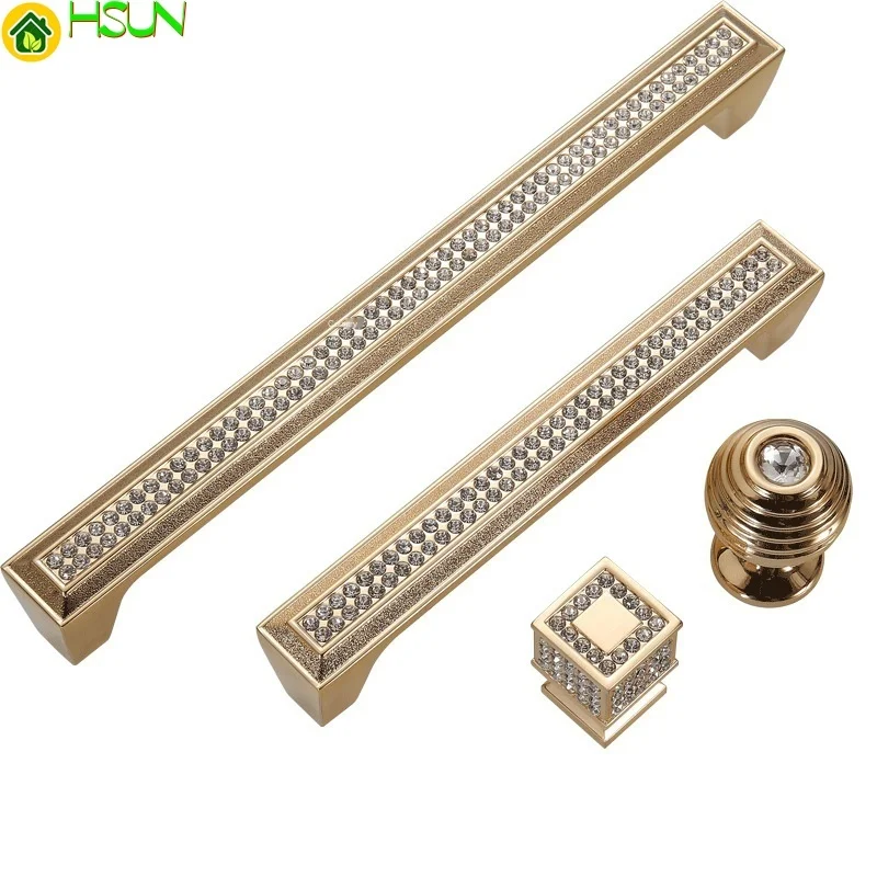 Современная дверь шкафа из цинкового сплава KTV Золотая маленькая ручка