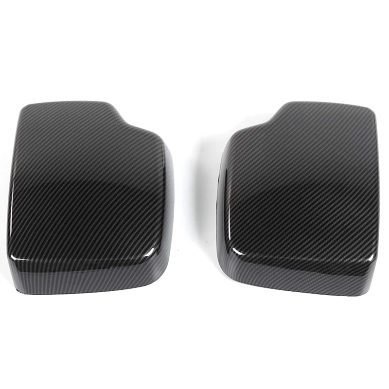 Carbon Fiber Pattern ABS Exterior Rearview Mirror Cover Fit For Su-Zu-Ki Jimny 2019-2020