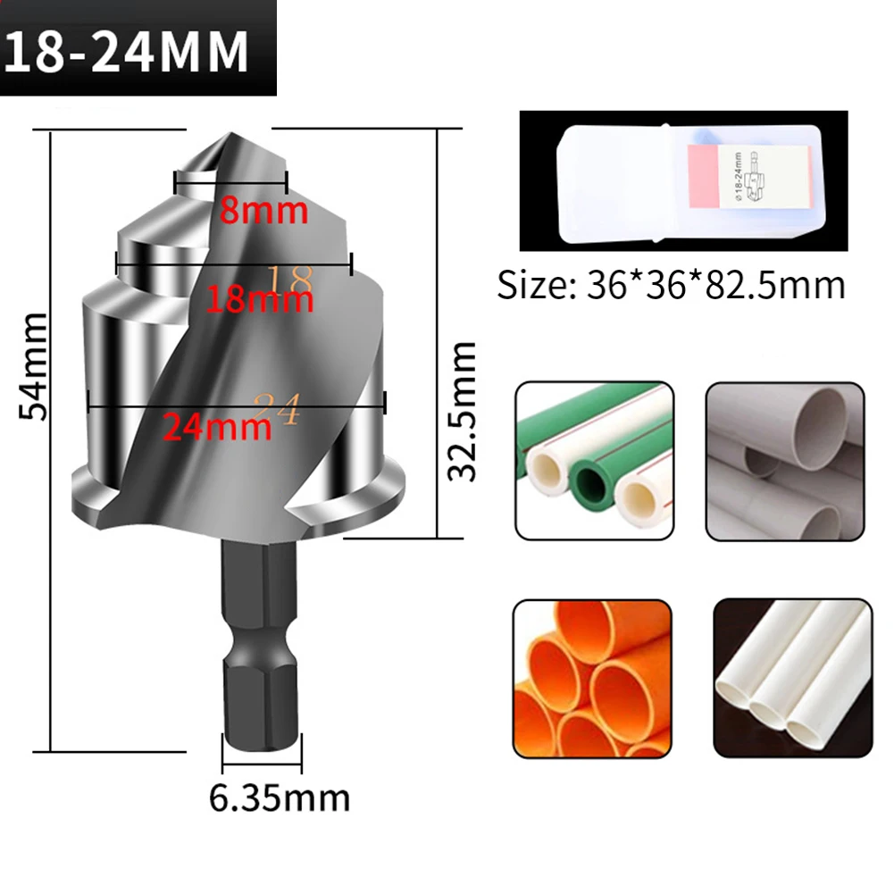 

Сверло колонковое DAZZLEEX для ППР труб 1 дюйм