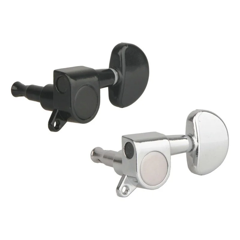 

6 шт./компл. полностью закрытая рукоятка для электрогитары деревянная фольклорная гитара строд черный/серебристый