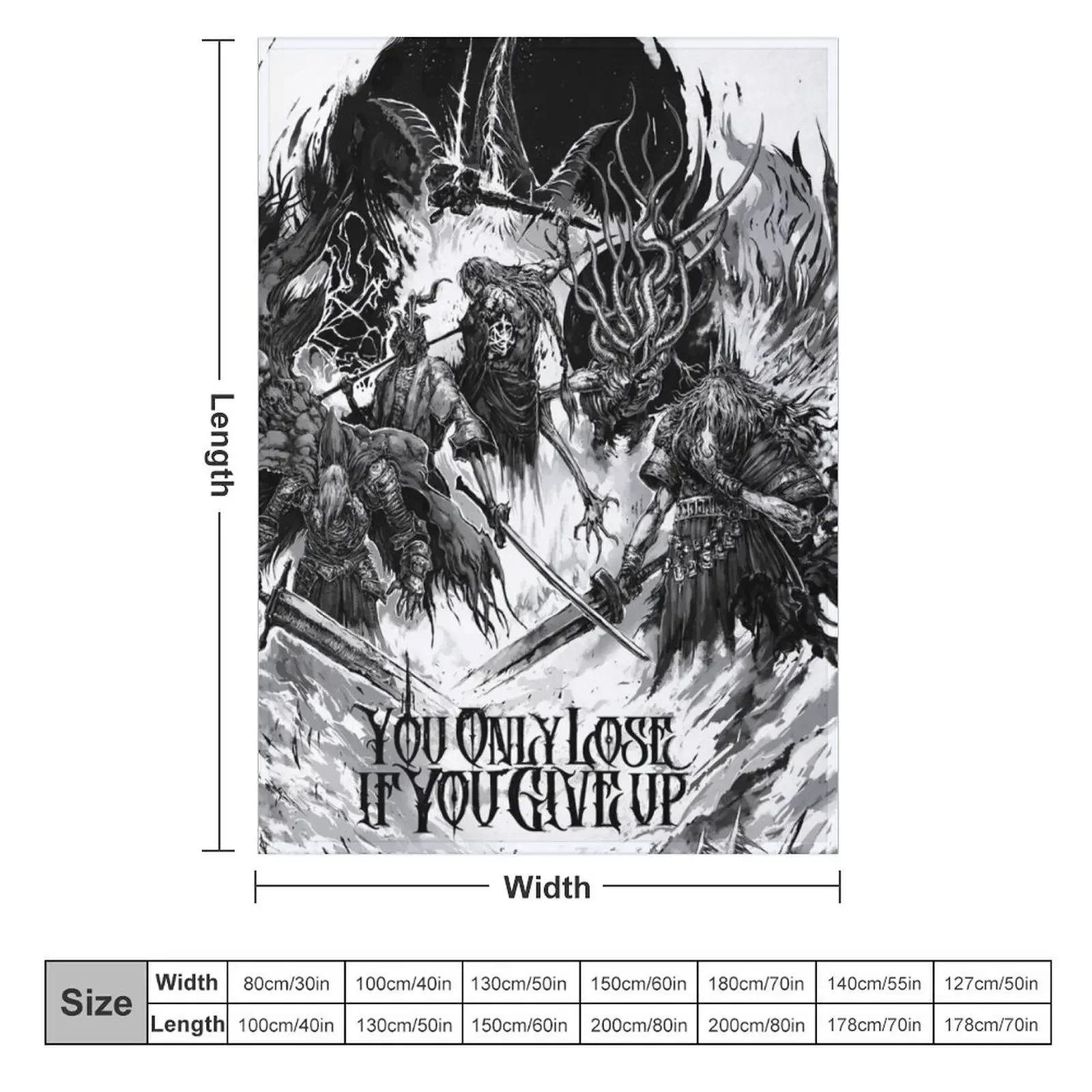 Одеяло Soulsborne Bosses Retros Декоративный диван Рождественские подарки Одеяла