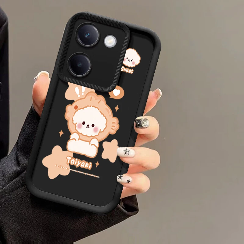 Милый мягкий чехол с рисунком щенка блинчиков для VIVO Y75s Y72t Y10 Y77e t1 Y55s Y52s Y53s Y50t Y33s Y32t