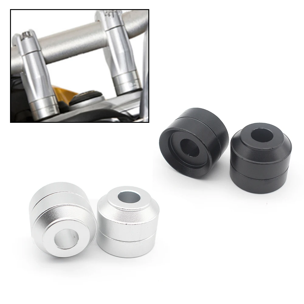 

Pokhaomin Motorcycle 20MM Adapter 2x Handlebar Riser Moves Bar UP for BMW F650 F700 F800GS 2013-2017