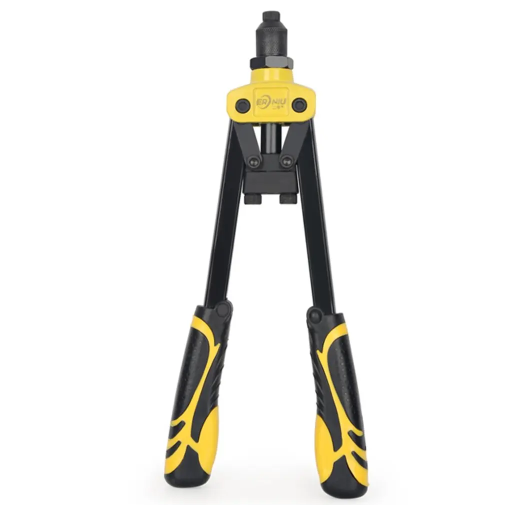 

Rivet Gun Heavy Duty Riveter Manual Nail Gun High Hardness Joinery Work Reaming Riveting Tool With 200pcs M3-M10 Rivet Nuts