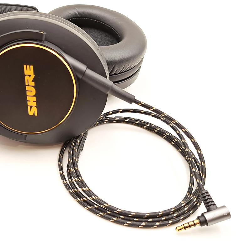 Однокристальный медный кабель для наушников Shure SRH840A SRH440A SRH840 SRH940 SRH440 Philips SHP8900 SHP9000