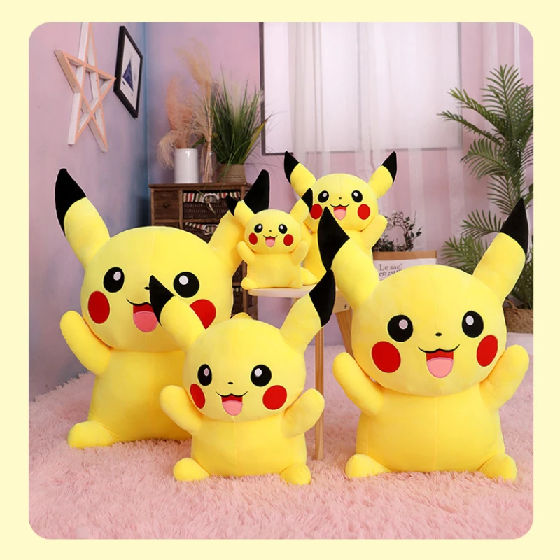 

Cartoon Cartoon Cute Pikachu Doll Plush Toy Pokémon Series Rag Doll Doll Children's Toys Girls Children's Kawaii Birthday Gift