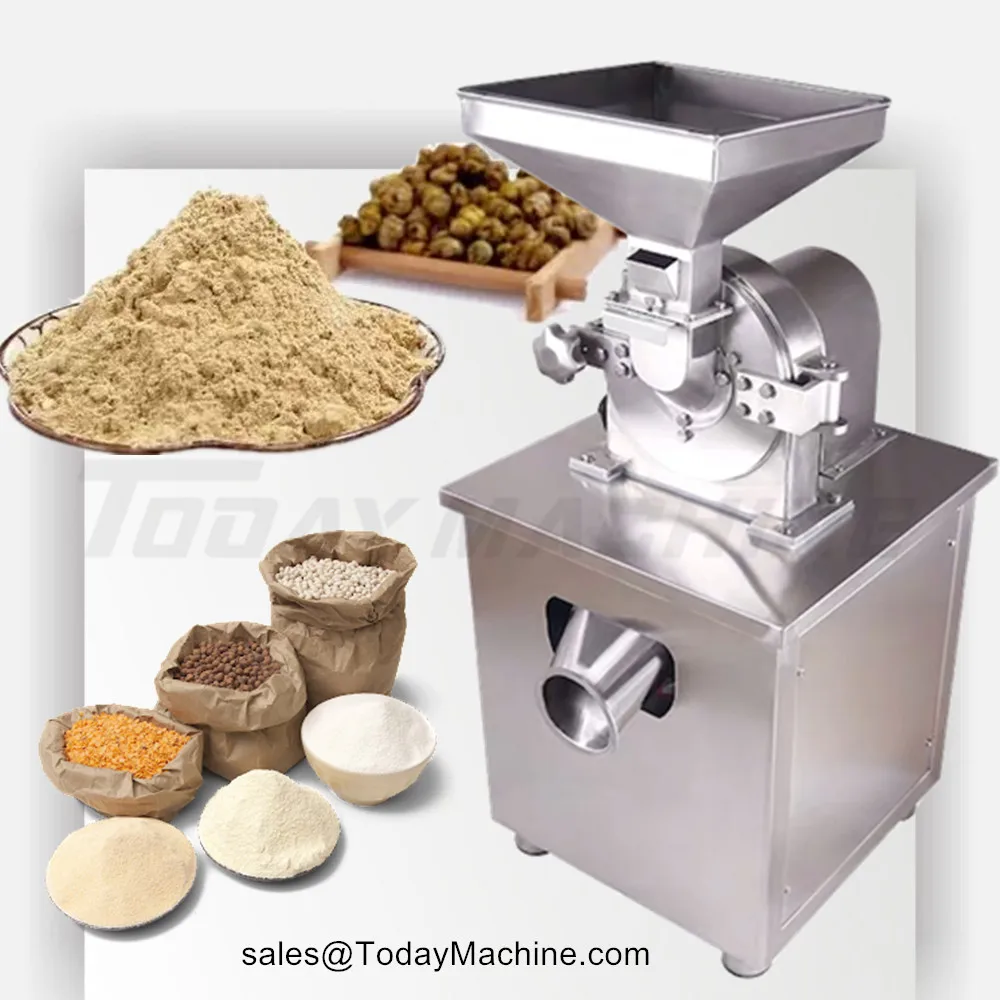 

Flour Mill Grinding Grain Soybean Powder Dry Rice Grinder Nut Grains Grinding Machine