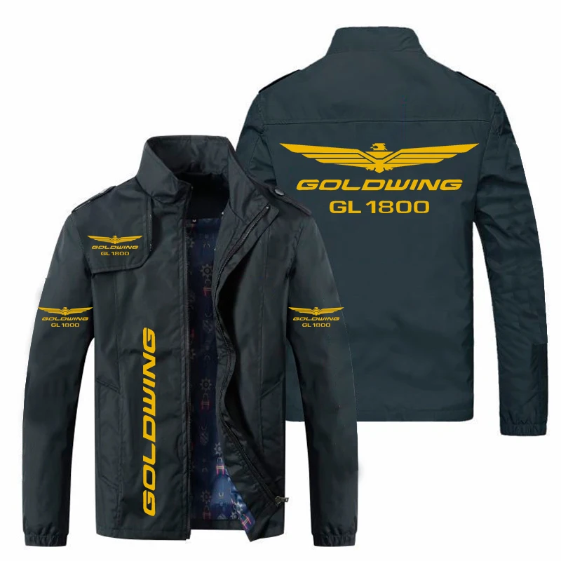 

Honda GOLDWING Logo Printed Jacket Coats Windbreaker Customiz Work Clothes Outdoor Off-road Jacket 2023 Fashion New Mens M-6XL
