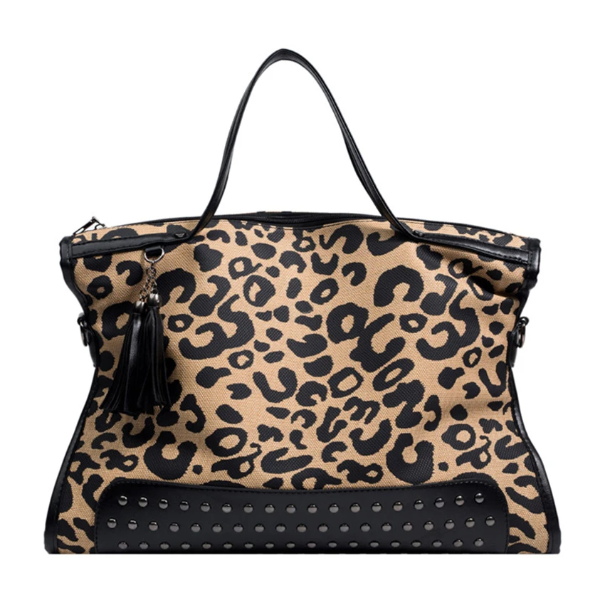 

Leopard Print Crossbody Bucket Bags for Women Luxury Brand Handbags New Fashion Shoulder Totes Designer Evening Messenger Bags