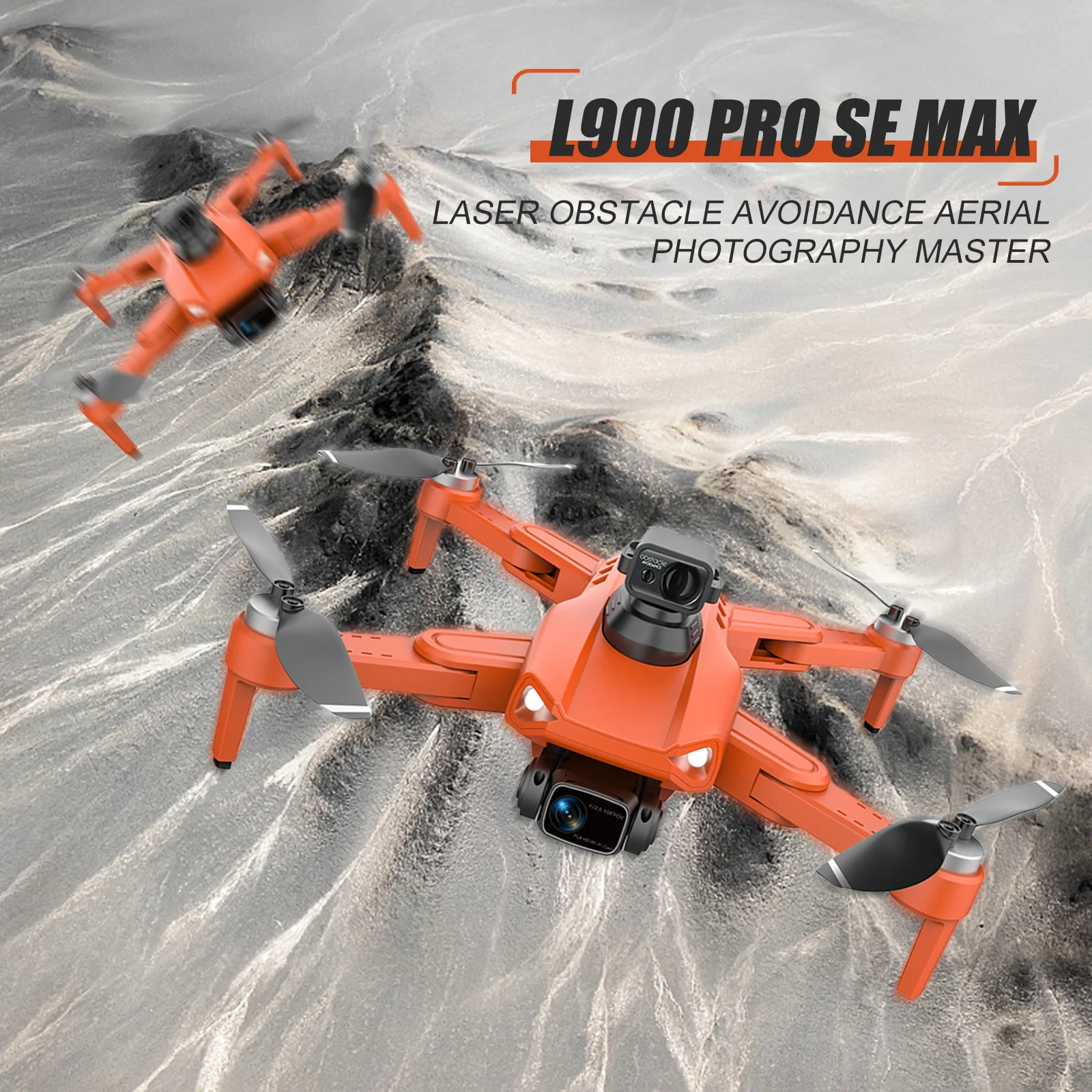 Фото Мини-Дрон L900 SE MAX с камерой 4K ESC, бесщеточным Мотором, GPS, Wi-Fi L900 PRO №2