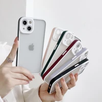 shockproof phone case for iphone 13 11 12 pro max xr x xsmax 6 7 8 plus se 2020 etui camera lens protection skin feel back cover