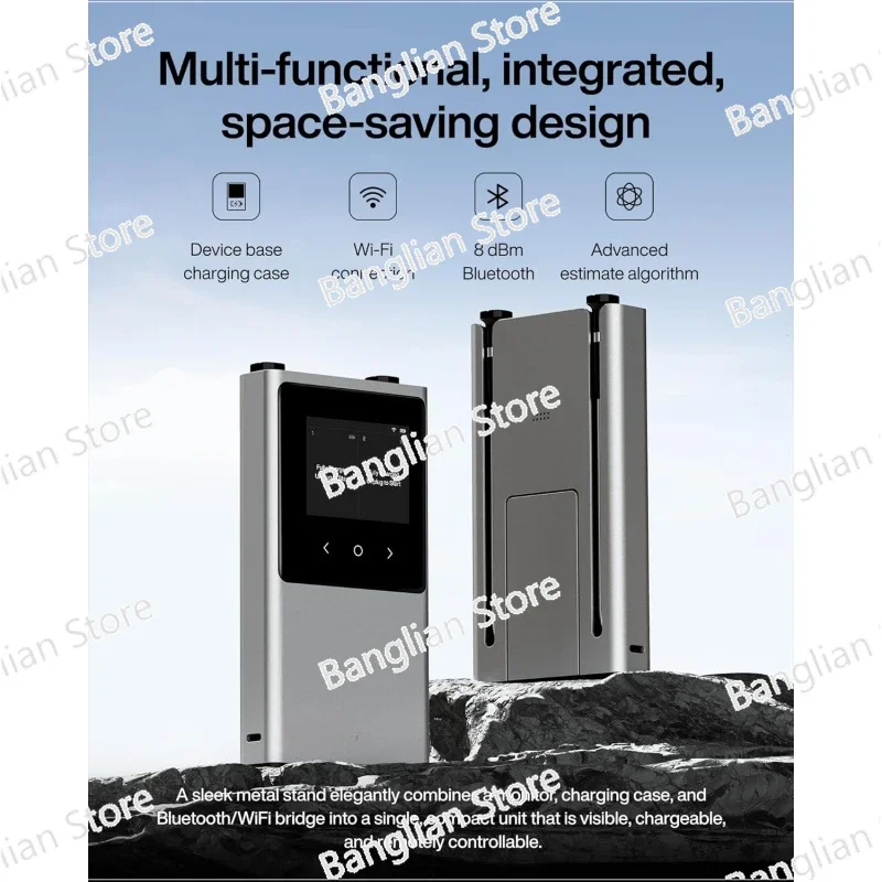 Беспроводной термометр для мяса Sync гриля умный еды Bluetooth с 2 зондами Mea