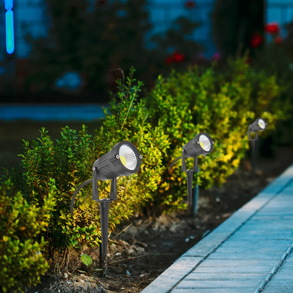 

Outdoor Landscape Garden Lawn Lamp 6W 12V Waterproof Pathway LED COB Spotlights Environmental Protection Free of Harmful