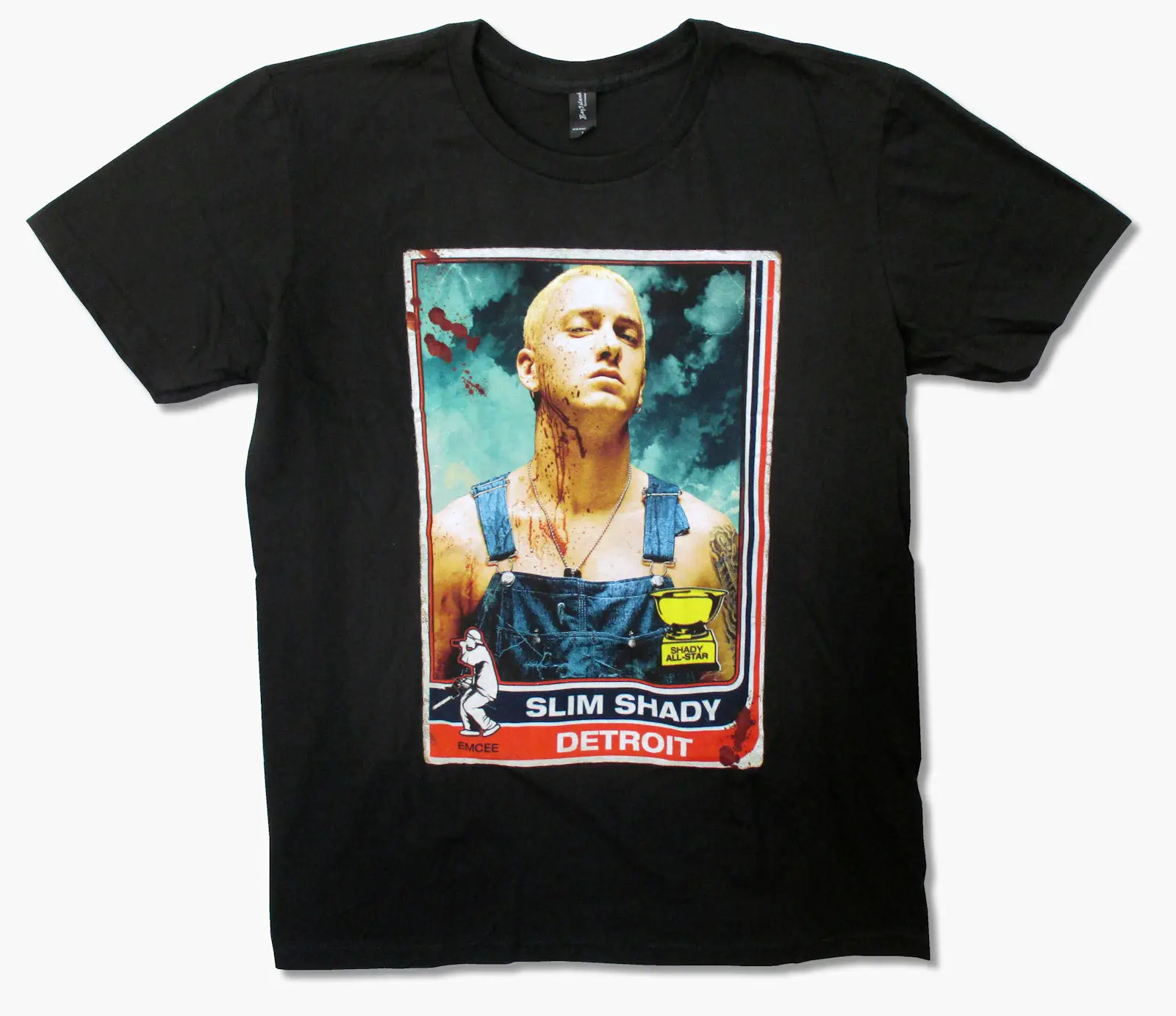 

Eminem All Star Card Black T Shirt New Merch Slim Shady