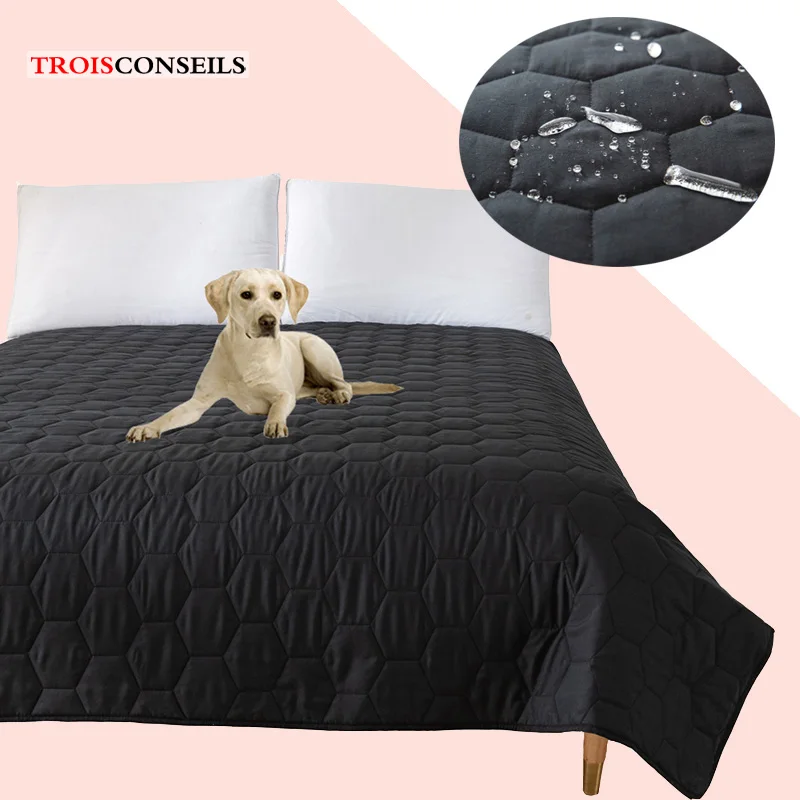 

Waterproof Pet Mattress Cover Washable Bed Cover Queen King Size Urineproof Pad Mat Blanket Bed Pet Breathable постельное бельё