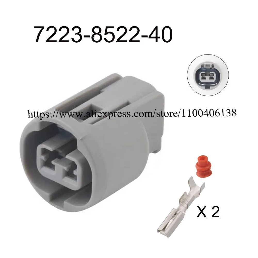 

100 комплект включает уплотнение клеммы 7223-8522-40, автомобильный водонепроницаемый разъем, 2-контактный женский и мужской штекер кабеля