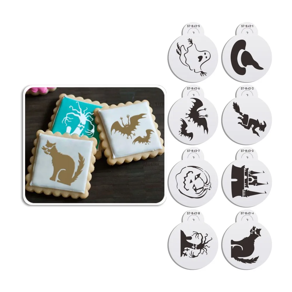 8 шт./набор пластиковые формы для украшения торта