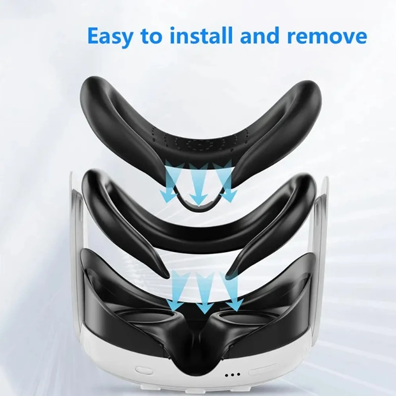 Силиконовая маска для лица с защитой от пота